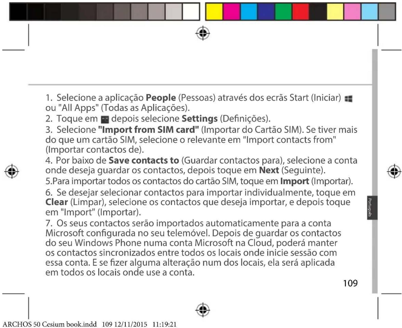 ARCHOS 50 Cesium - Guardar contactos - 2