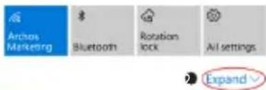 ARCHOS 50 Cesium - Aktywowanie/dezaktywowanie danych mobilnych - 1