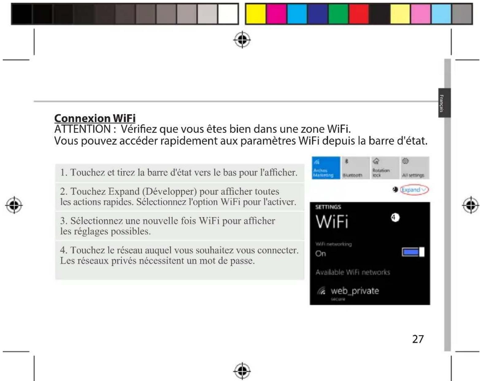 ARCHOS 50 Cesium - Allumage - 4