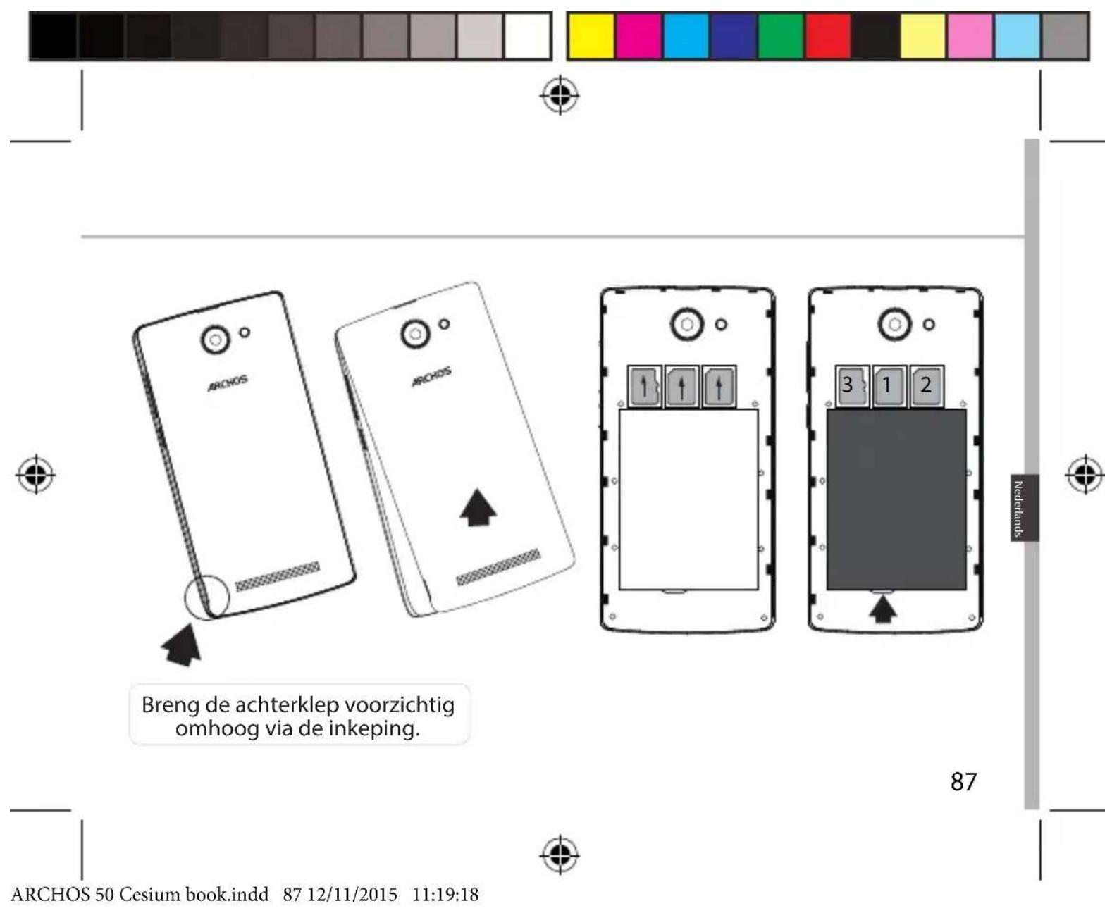 ARCHOS 50 Cesium - Beschrijving van de telefoon - 10