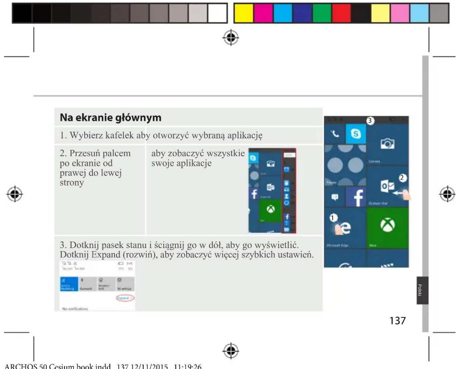 ARCHOS 50 Cesium - Włączanie urządzenia - 2