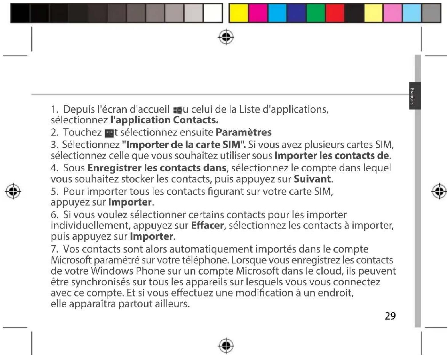 ARCHOS 50 Cesium - Enregistrez vos contacts - 2