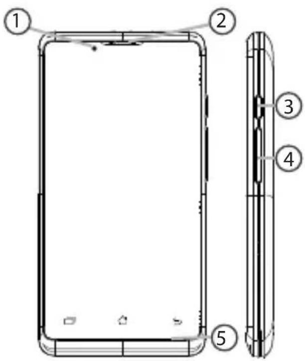 ARCHOS 40c Titanium - Description of the phone - 1