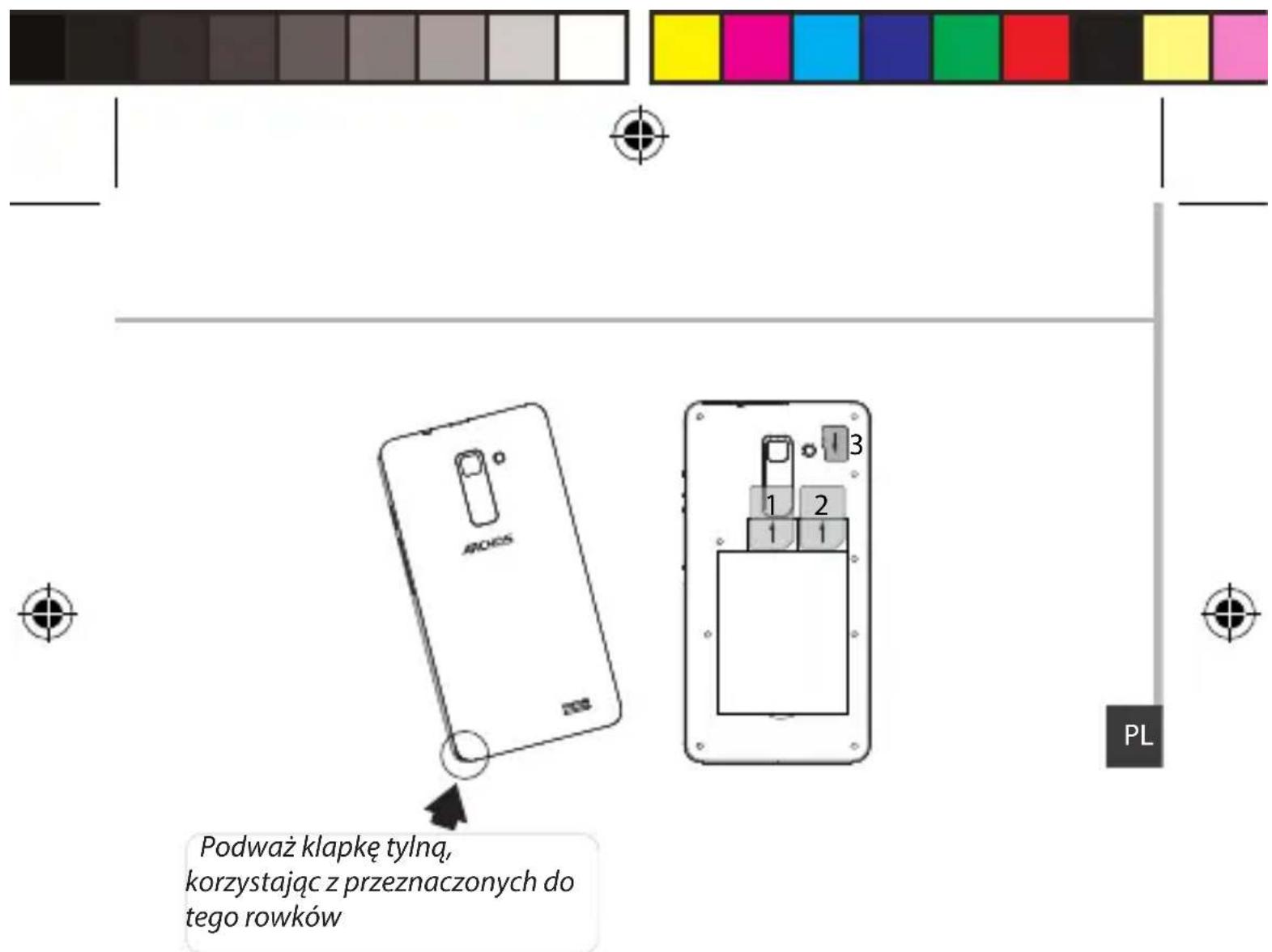 ARCHOS 40c Titanium - Wskazówka: - 3