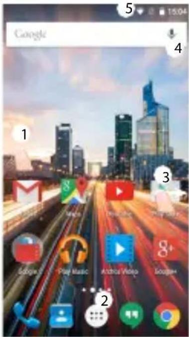 ARCHOS 40 Helium - No seu ecran inicial - 3