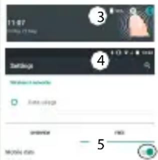 ARCHOS 40 Helium - Aktywowanie/dezaktywowanie danych mobilnych - 1