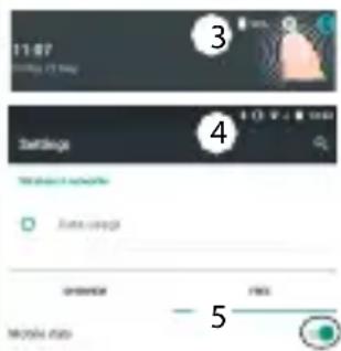 ARCHOS 40 Helium - A mobil adatátvitel aktivalasa/deaktivalasa - 1