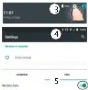 ARCHOS 40 Helium - Mobiele data inschakelen/uitschakelen - 1