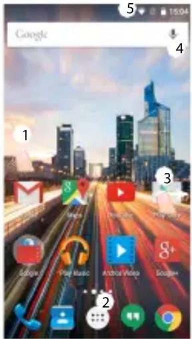 ARCHOS 40 Helium - A kezdóképernyón - 3