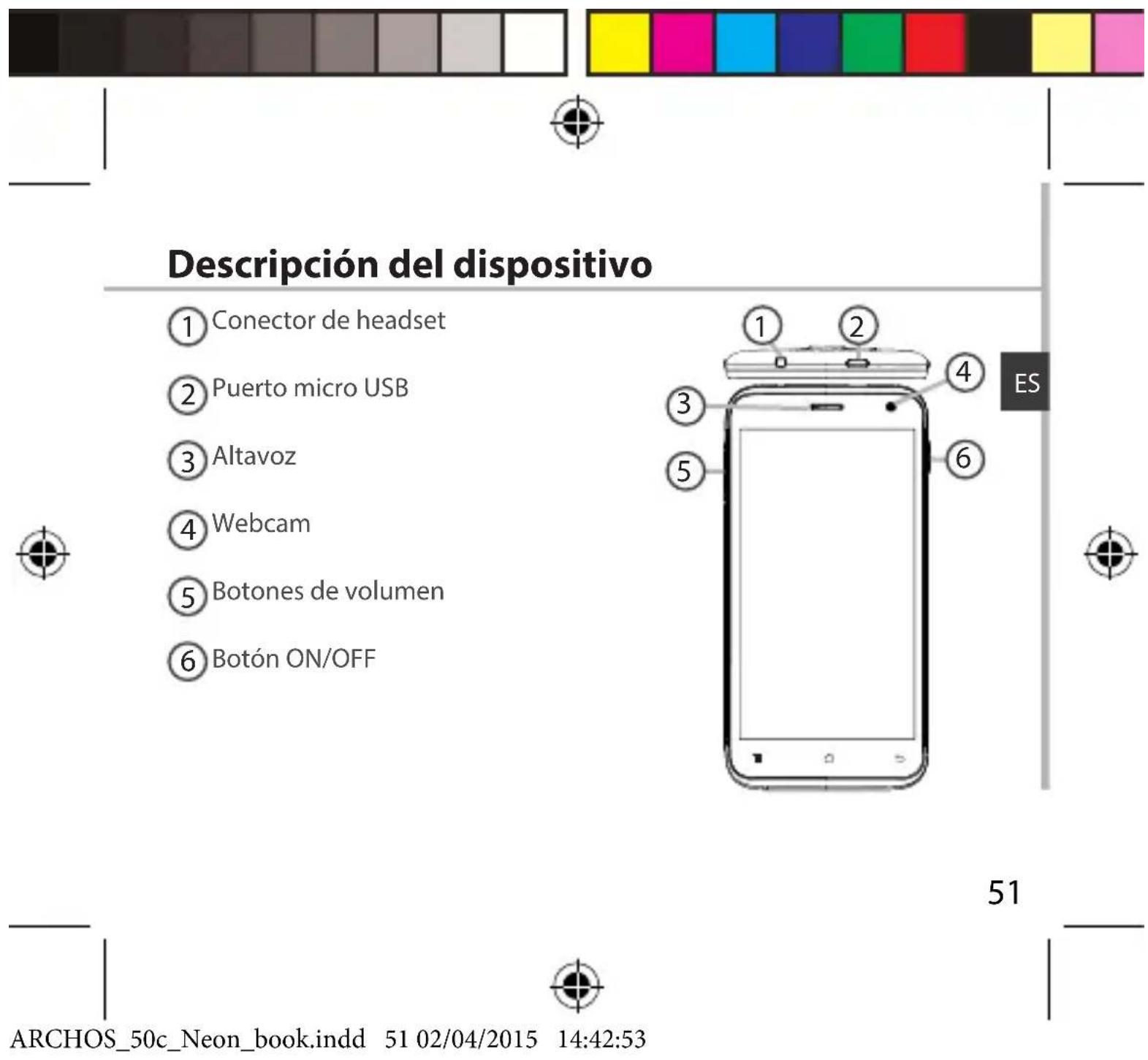 ARCHOS 50c Neon - Contenido de la caja - 2