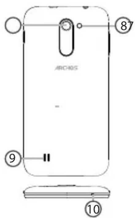 ARCHOS 50c Neon - Descrição do disposivo - 1