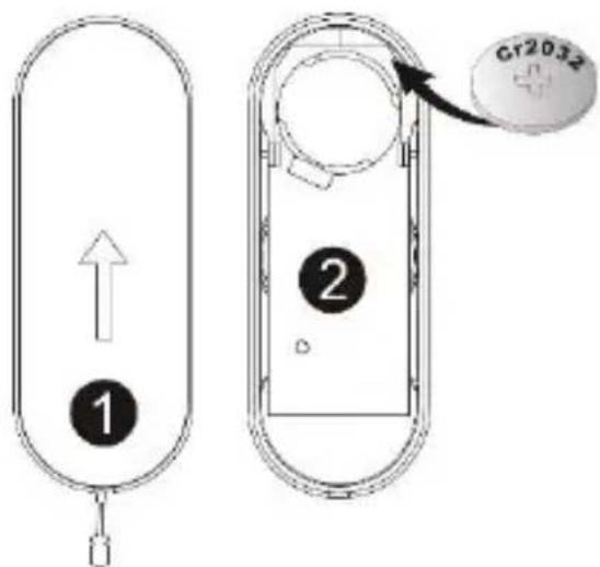 Perel EDB7 - Batterijen installeren - 1