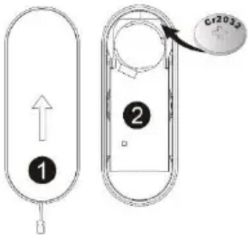 Perel EDB7 - Die Batterie installieren - 1