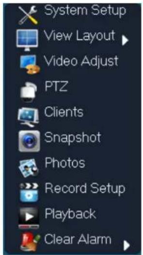 Perel CCTVSET2 - Utilisation du menu - 2
