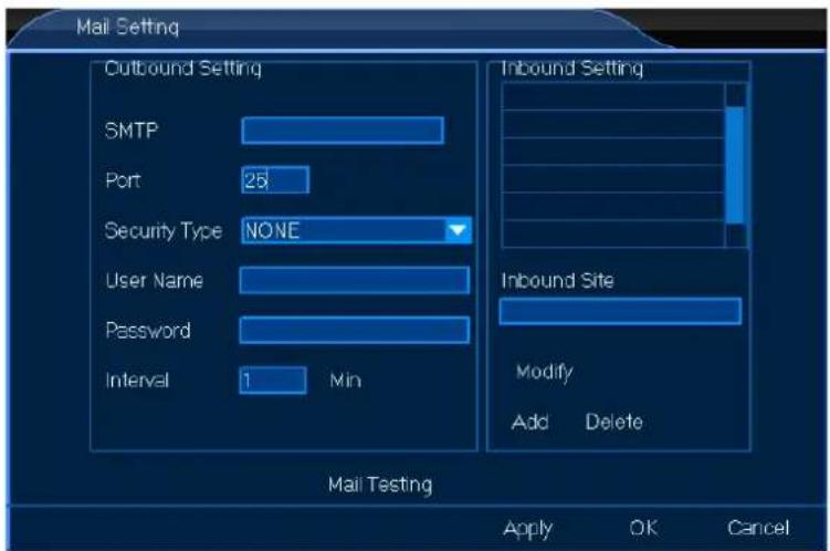 Perel CCTVSET2 - Mail Setting - 2