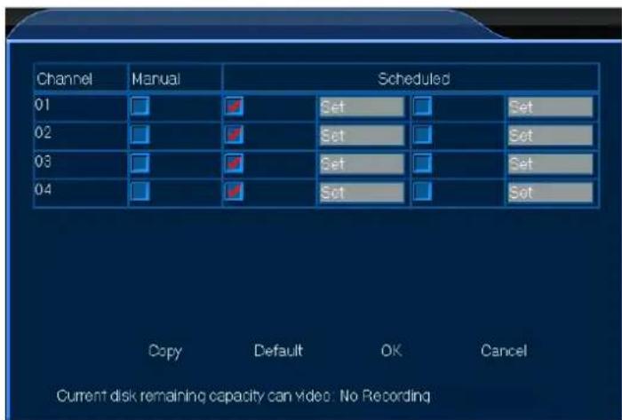 Perel CCTVSET2 - Scheduled Recording - 1