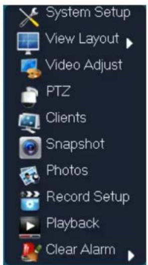 Perel CCTVSET2 - Menu de Funcionamento - 2