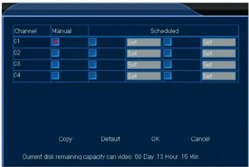 Perel CCTVSET2 - Grabación manual - 1