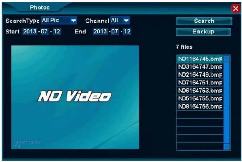 Perel CCTVSET2 - Searching a Saved Snapshot - 1
