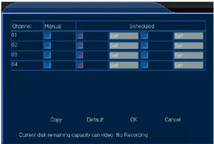 Perel CCTVSET2 - Grabación programada - 1
