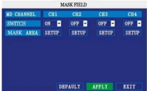 Perel CCTVSET10 - MASK FIELD - 1