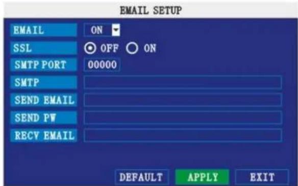 Perel CCTVSET10 - EMAIL SETUP: - 1