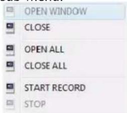 Perel CCTVSET10 - SUB-MENU - 1