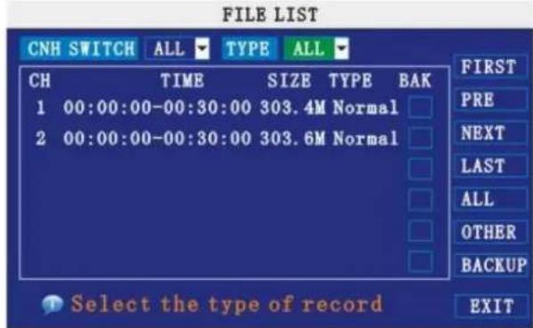 Perel CCTVSET10 - FILE LIST - 1