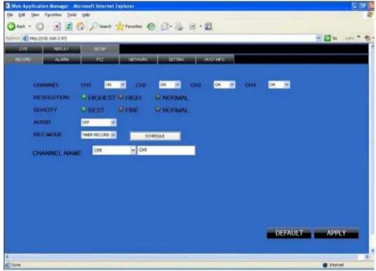 Perel CCTVSET10 - RECORD - 1