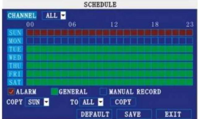 Perel CCTVSET10 - SCHEDULE - 1