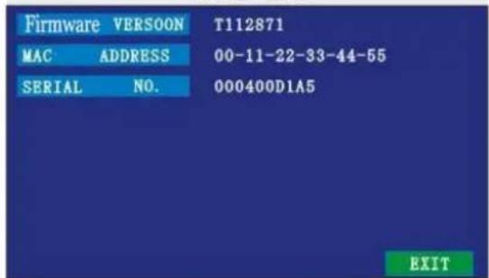 Perel CCTVSET10 - SYSTEM INFO - 1