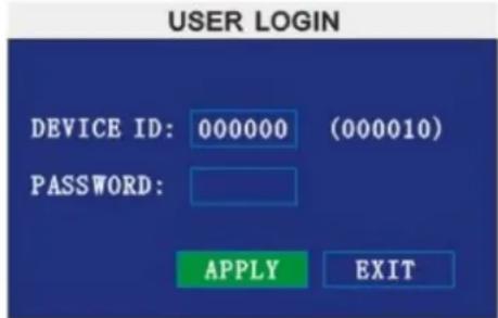 Perel CCTVSET10 - Directives générales concernant le menu - 1
