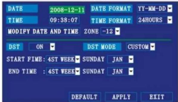 Perel CCTVSET10 - DATA/TIME - 1