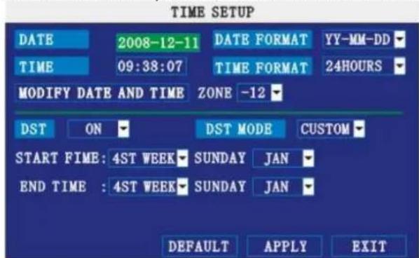 Perel CCTVSET10 - DATA/TIME - 1