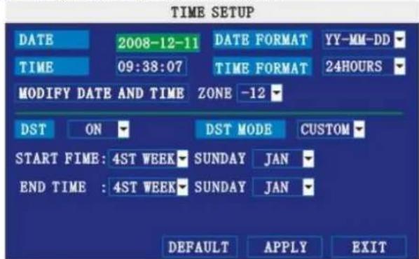 Perel CCTVSET10 - DATA/TIME - 1