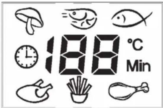 PROFICOOK PCFR 1088 - Présentation de l'écran LCD: - 1