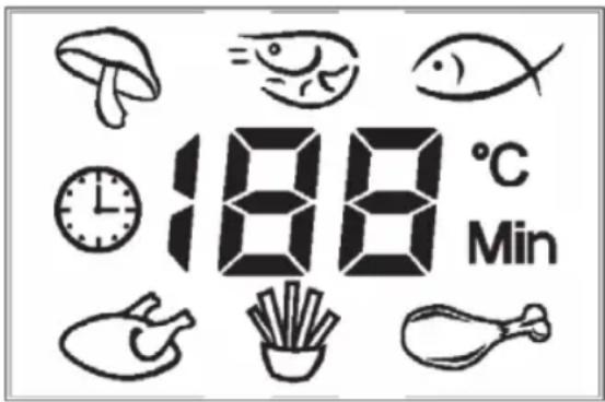 PROFICOOK PCFR 1088 - Vista de la pantalla LCD: - 1