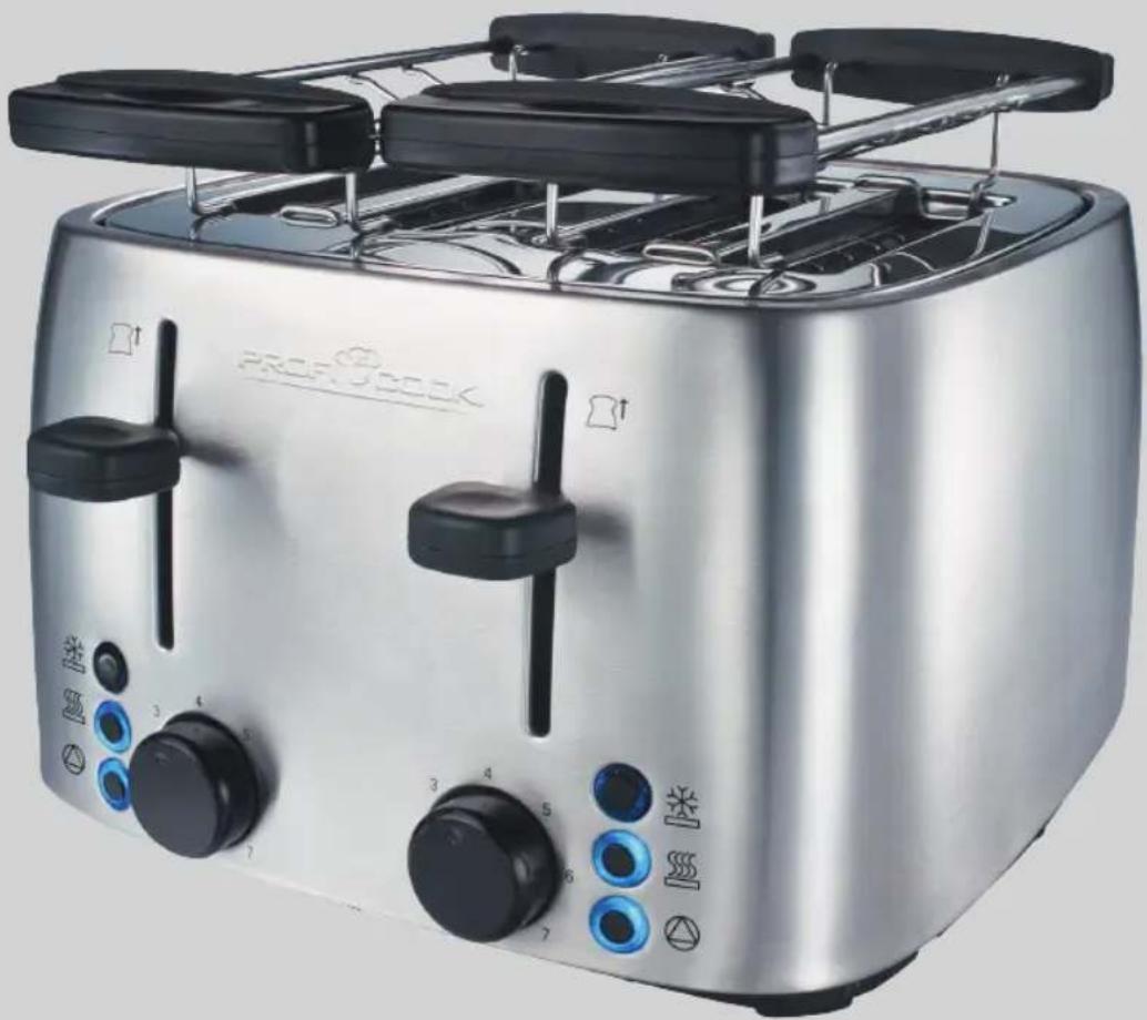PROFICOOK PCTA 1014 - Bedienungsanleitung/Garantie - 1