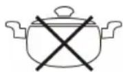 PROFICOOK PCDKI 1067 - Do not use the following types of pots : - 1
