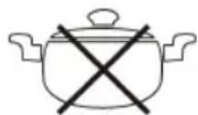 PROFICOOK PCDKI 1067 - Las siguientes cazuelas no se pueden emplear: - 1