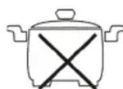 PROFICOOK PCDKI 1035 - É vietatoutilizzare i seguenti tipi di pentola: - 3