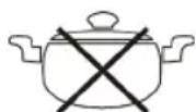 PROFICOOK PCDKI 1035 - Tych garnkow nie wolno uzywac: - 1