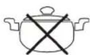 PROFICOOK PCDKI 1035 - Do not use the following types of pots : - 1