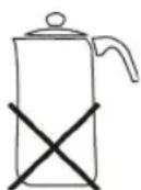 PROFICOOK PCDKI 1035 - É vietatoutilizzare i seguenti tipi di pentola: - 2