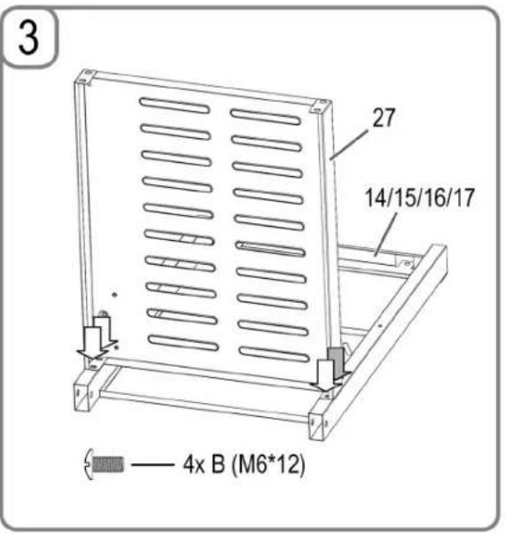 PROFICOOK PCGG 1059 - Montare la griglia - 3