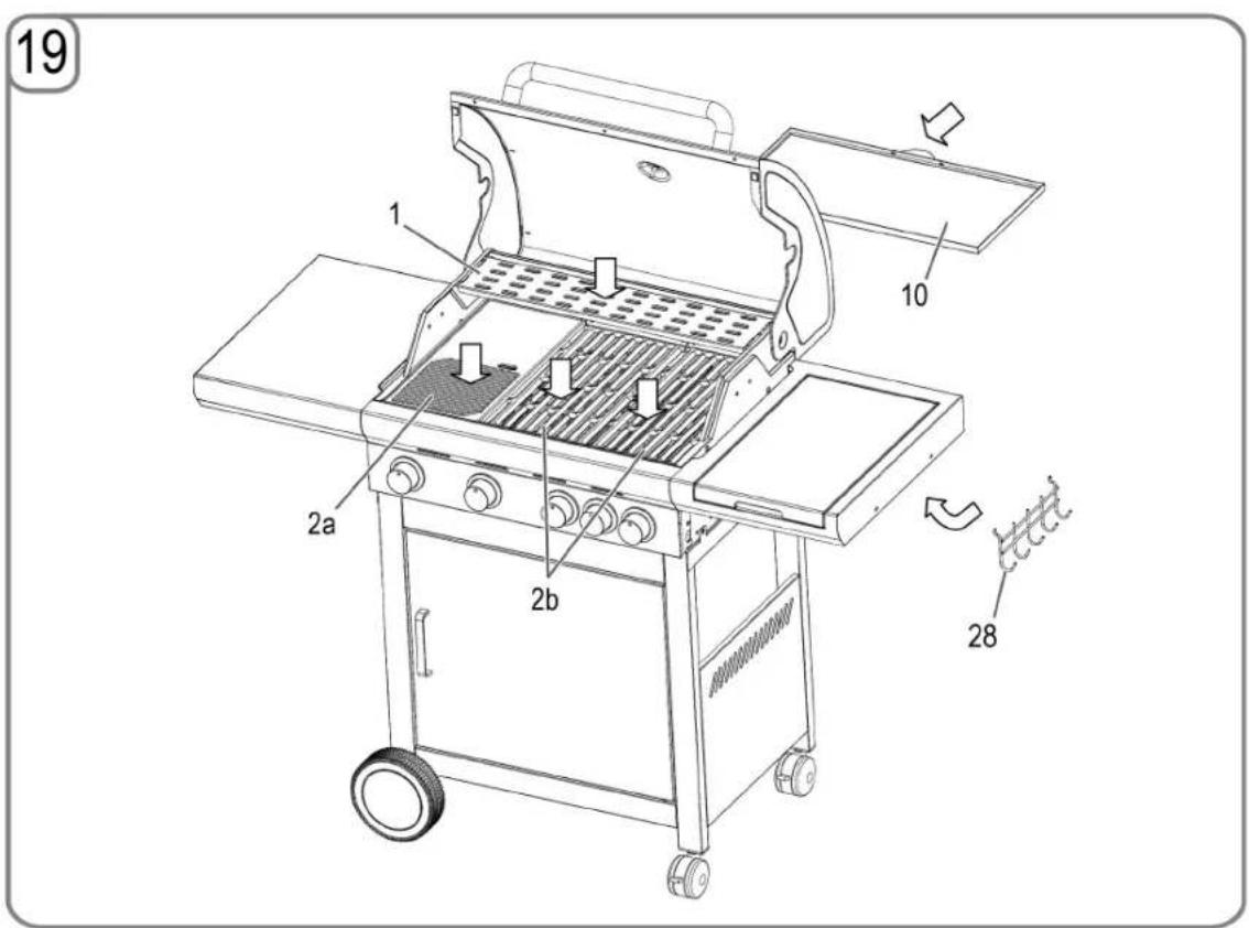 PROFICOOK PCGG 1059 - Montare la griglia - 19