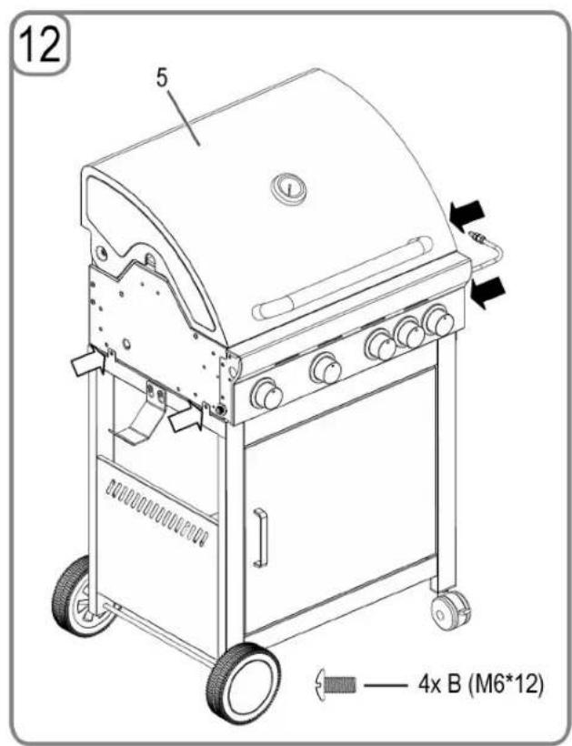 PROFICOOK PCGG 1059 - Grill montieren - 11