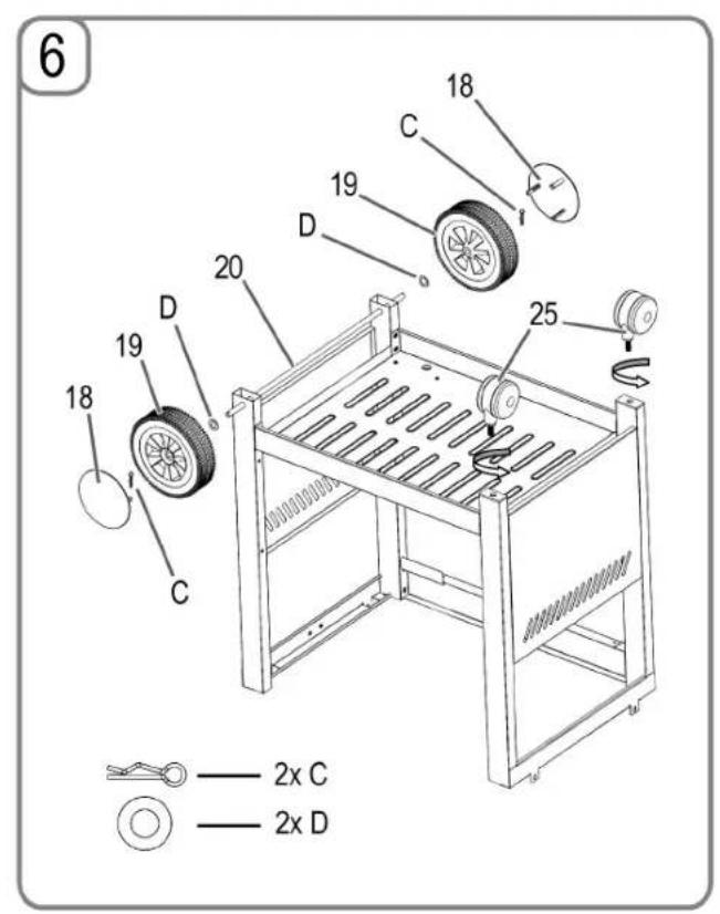 PROFICOOK PCGG 1059 - Grill montieren - 6
