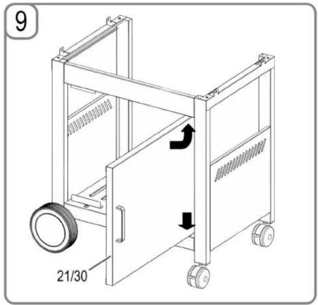 PROFICOOK PCGG 1059 - Assembling the grill - 10