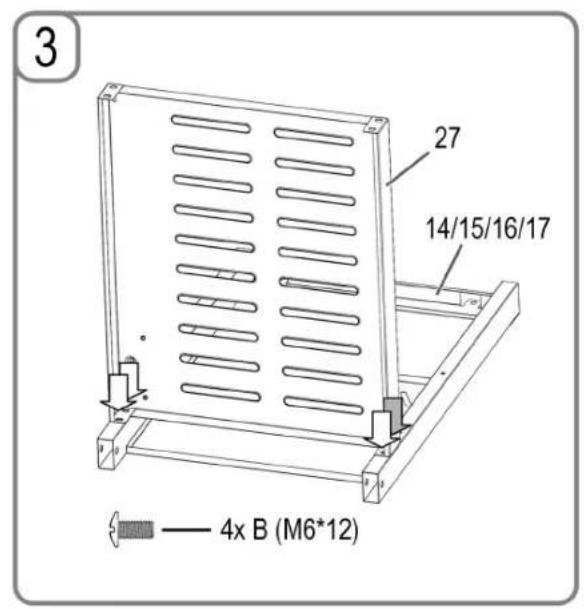 PROFICOOK PCGG 1059 - Assembling the grill - 3